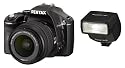 Pentax K2000 10.2MP Digital SLR Camera with 18-55mm f/3.5-5.6 DA L Lens and AF200FG Flash
